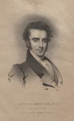 John D. Godman, M.D., Lithographie von C.G. Childs